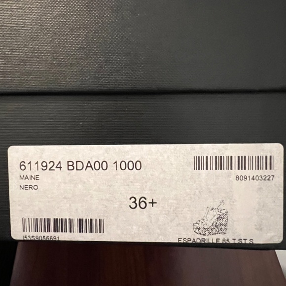 New Yves Saint Laurent  Leather Wedge Espadrille Platform Sandal - Picture 8 of 9